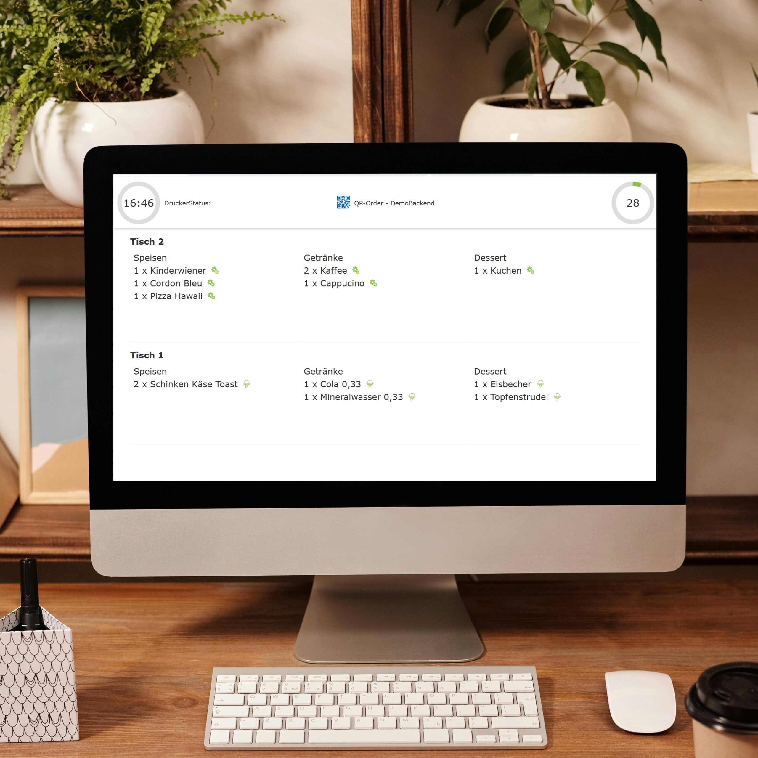 Das QR-Order Backend - erleben Sie das Restaurant 2.0 